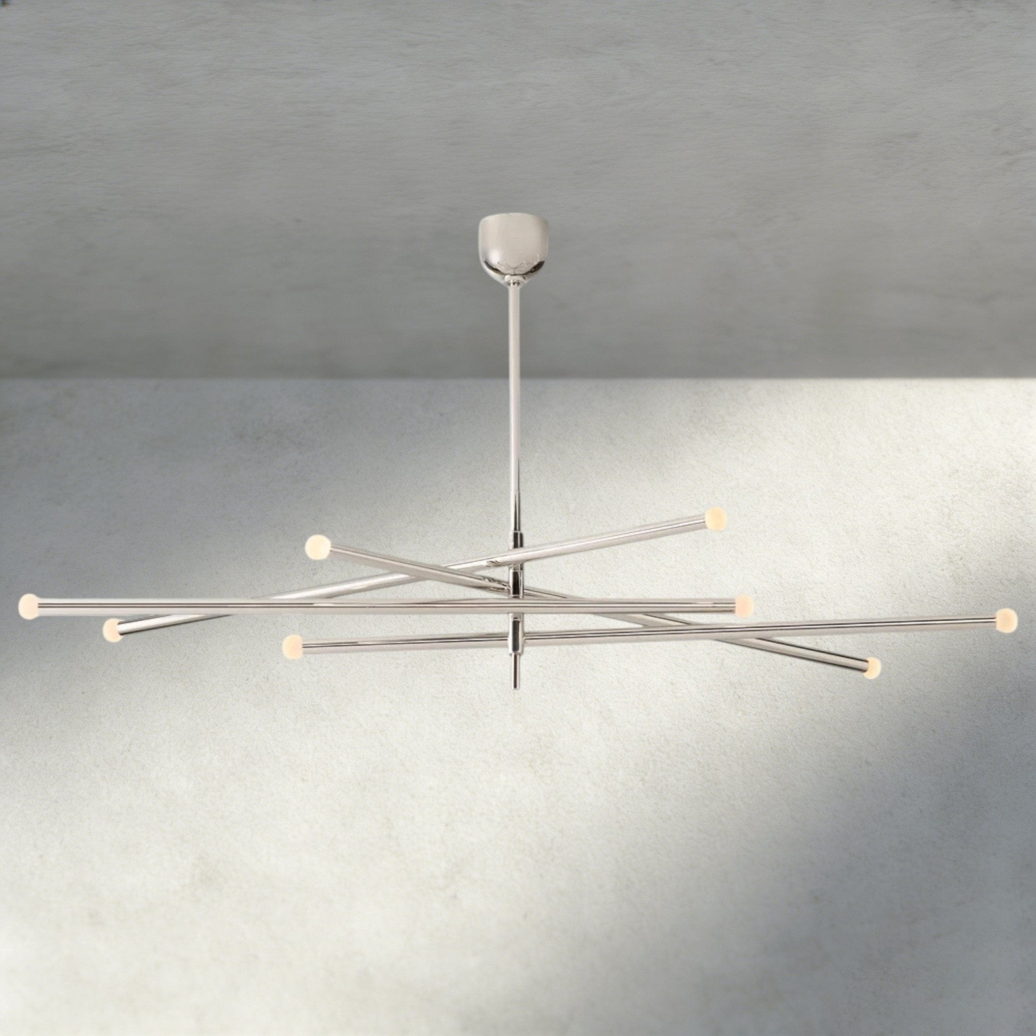 ROASI 8 - LIGHT MOBILE ORB CHANDELIER 53", 68" - fovolighting