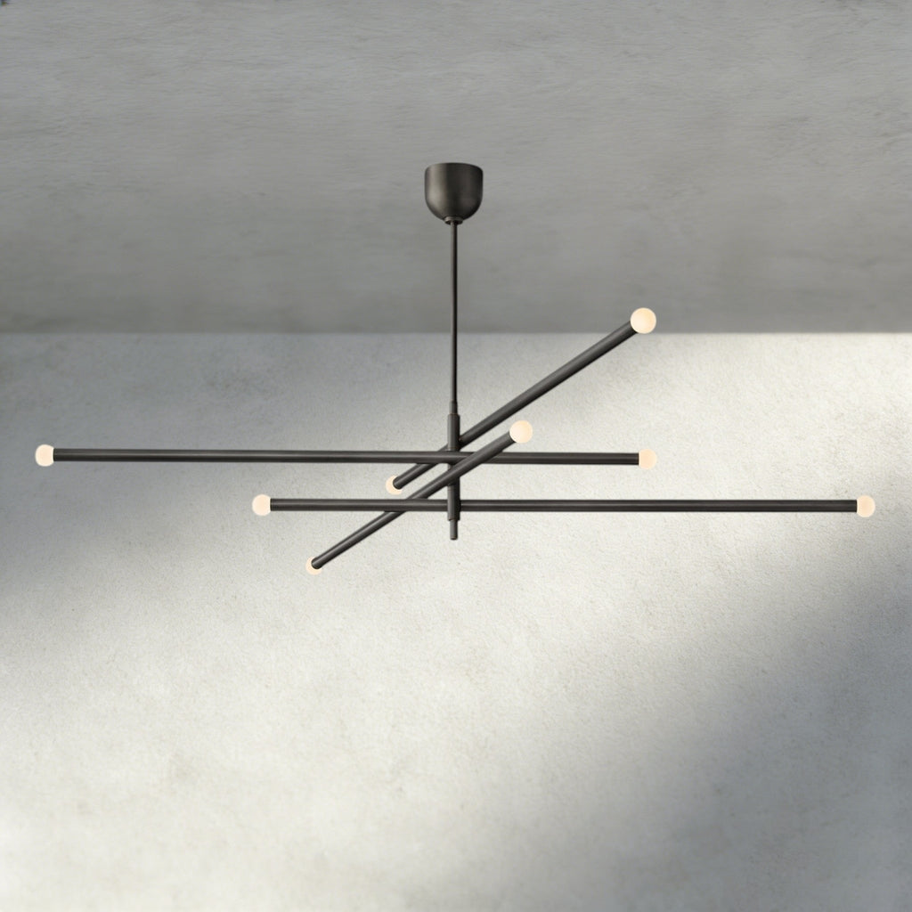ROASI 8 - LIGHT MOBILE ORB CHANDELIER 53", 68" - fovolighting