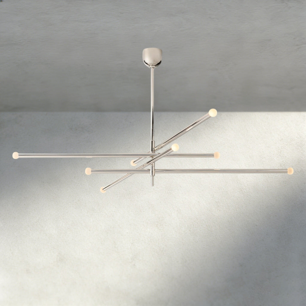 ROASI 8 - LIGHT MOBILE ORB CHANDELIER 53", 68" - fovolighting