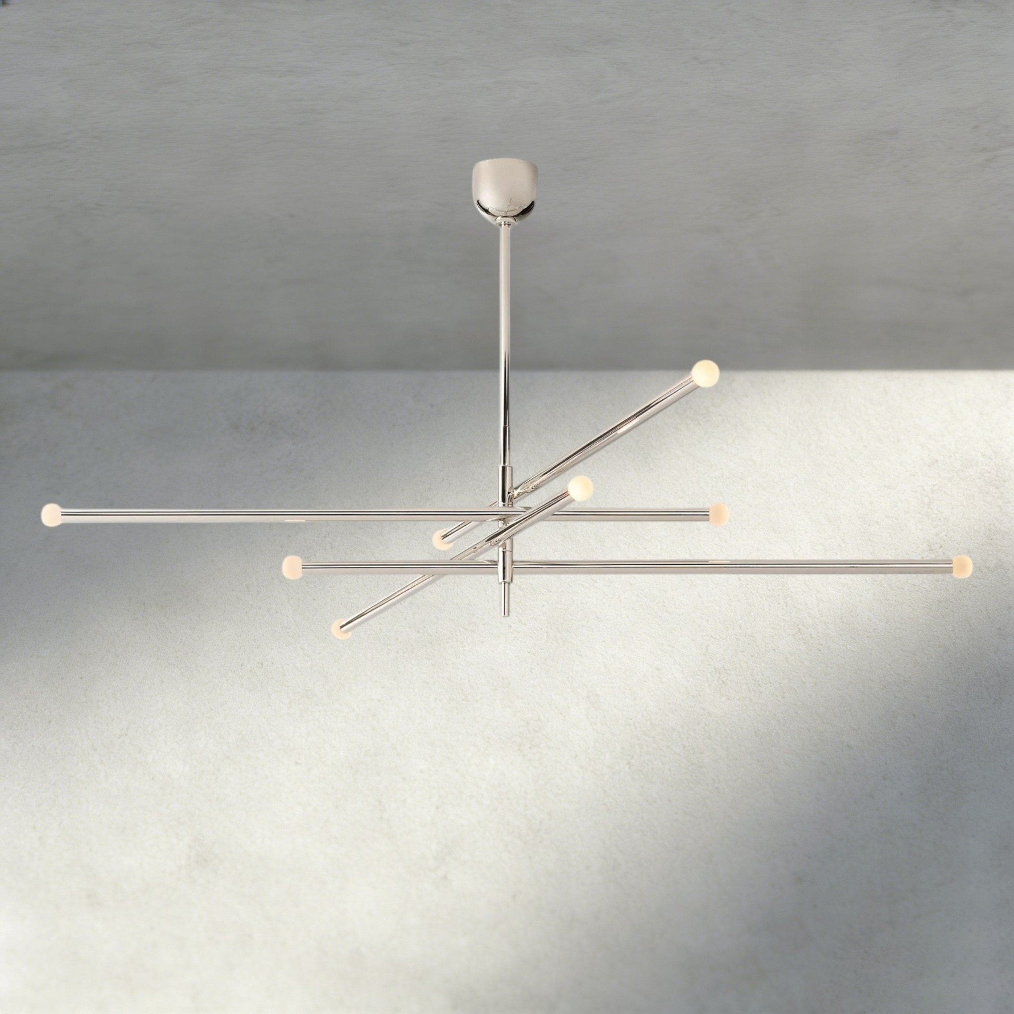 ROASI 8 - LIGHT MOBILE ORB CHANDELIER 53", 68" - fovolighting