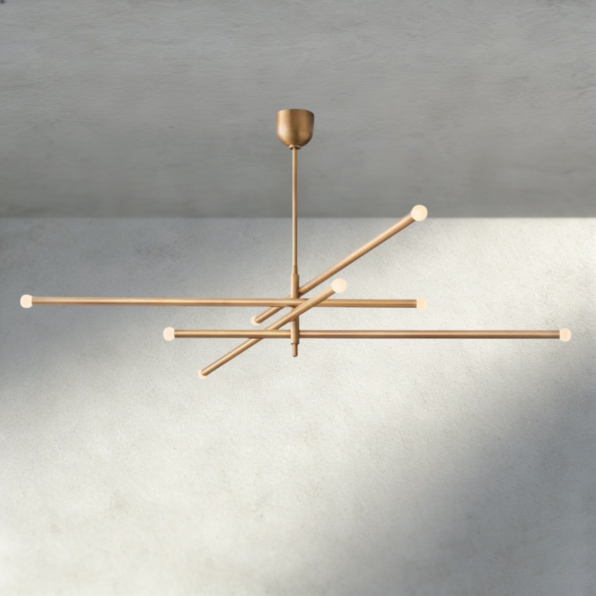 ROASI 8 - LIGHT MOBILE ORB CHANDELIER 53", 68" - fovolighting