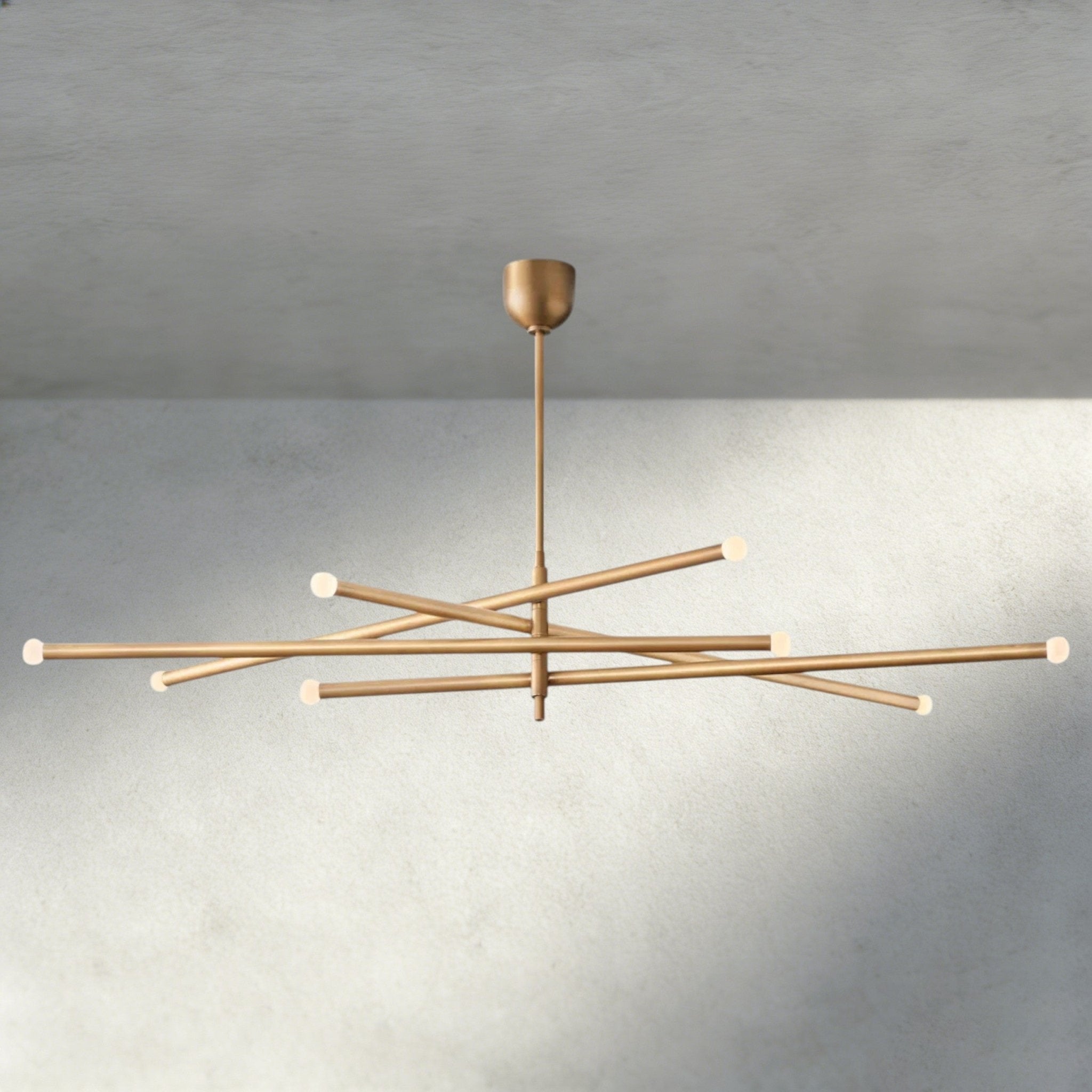 ROASI 8 - LIGHT MOBILE ORB CHANDELIER 53", 68" - fovolighting