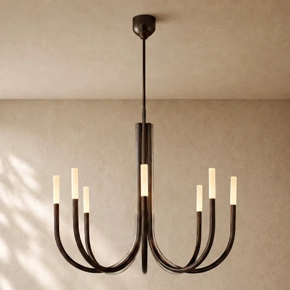 ROASI Round Chandelier - Bronze