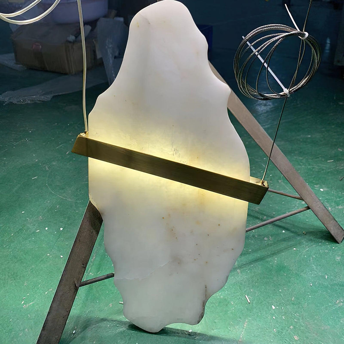 Rock Alabaster Chandelier - fovolighting