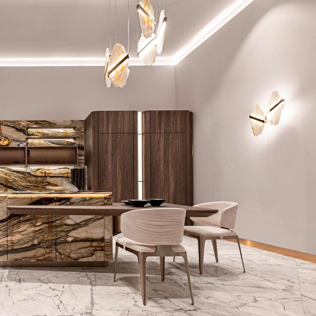 Rock Alabaster Chandelier - fovolighting