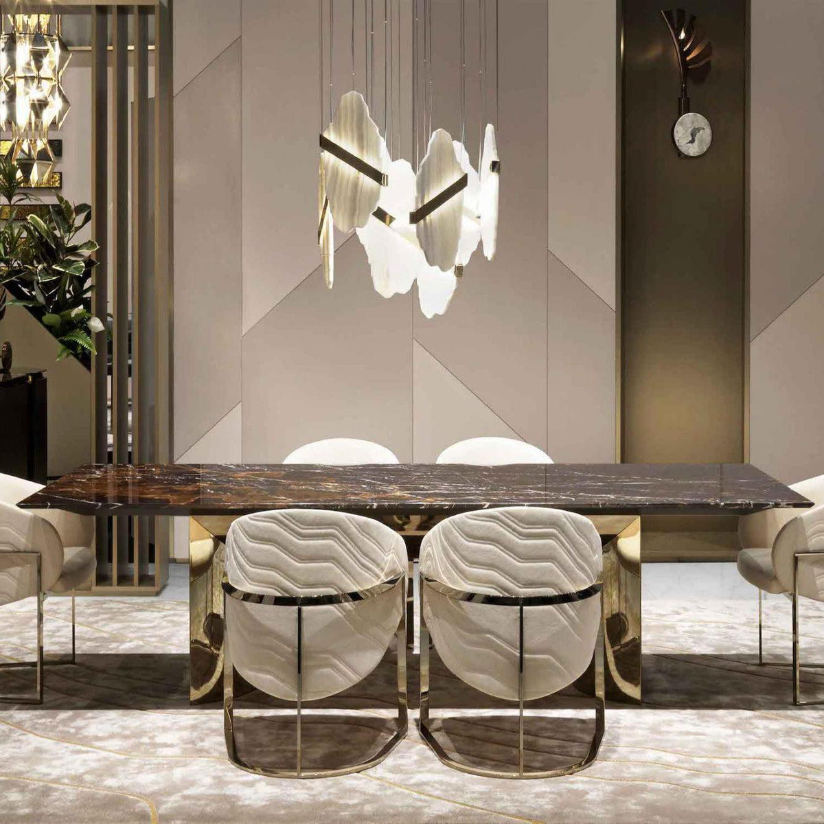Rock Alabaster Chandelier - fovolighting
