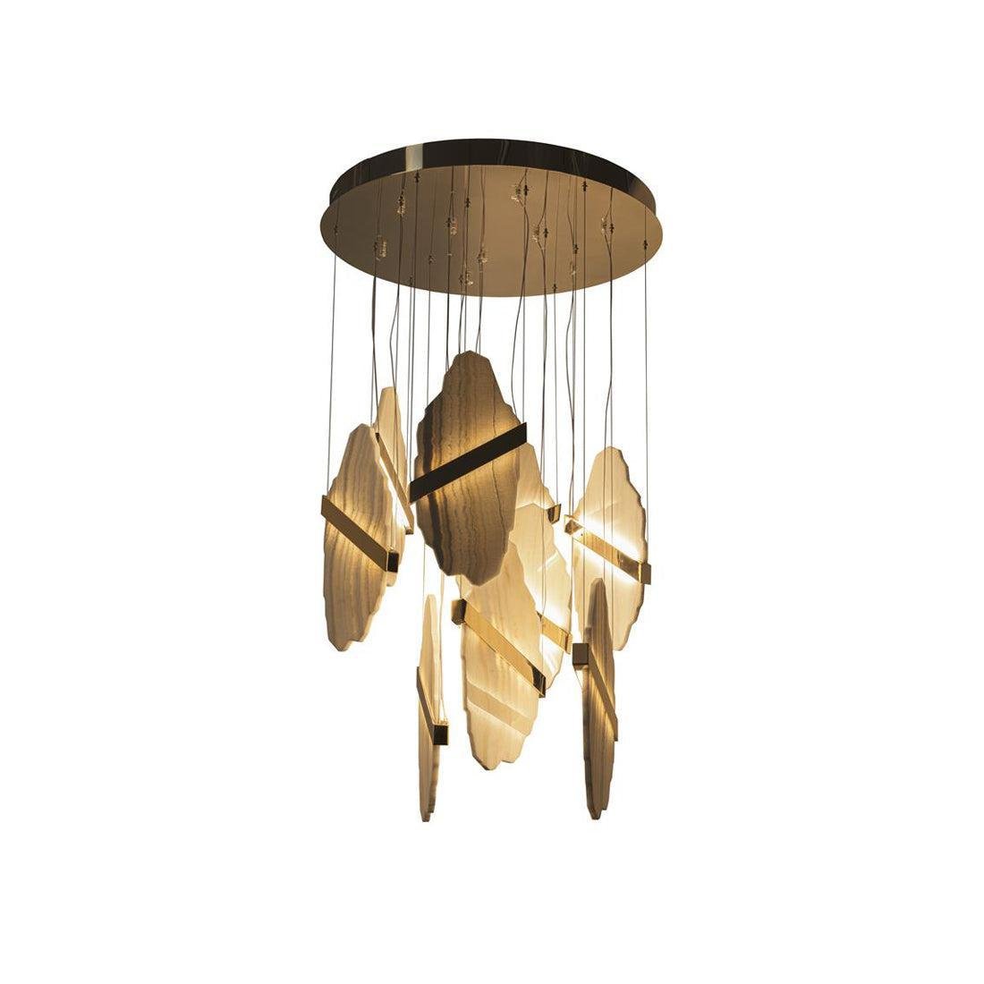 Rock Alabaster Chandelier - fovolighting