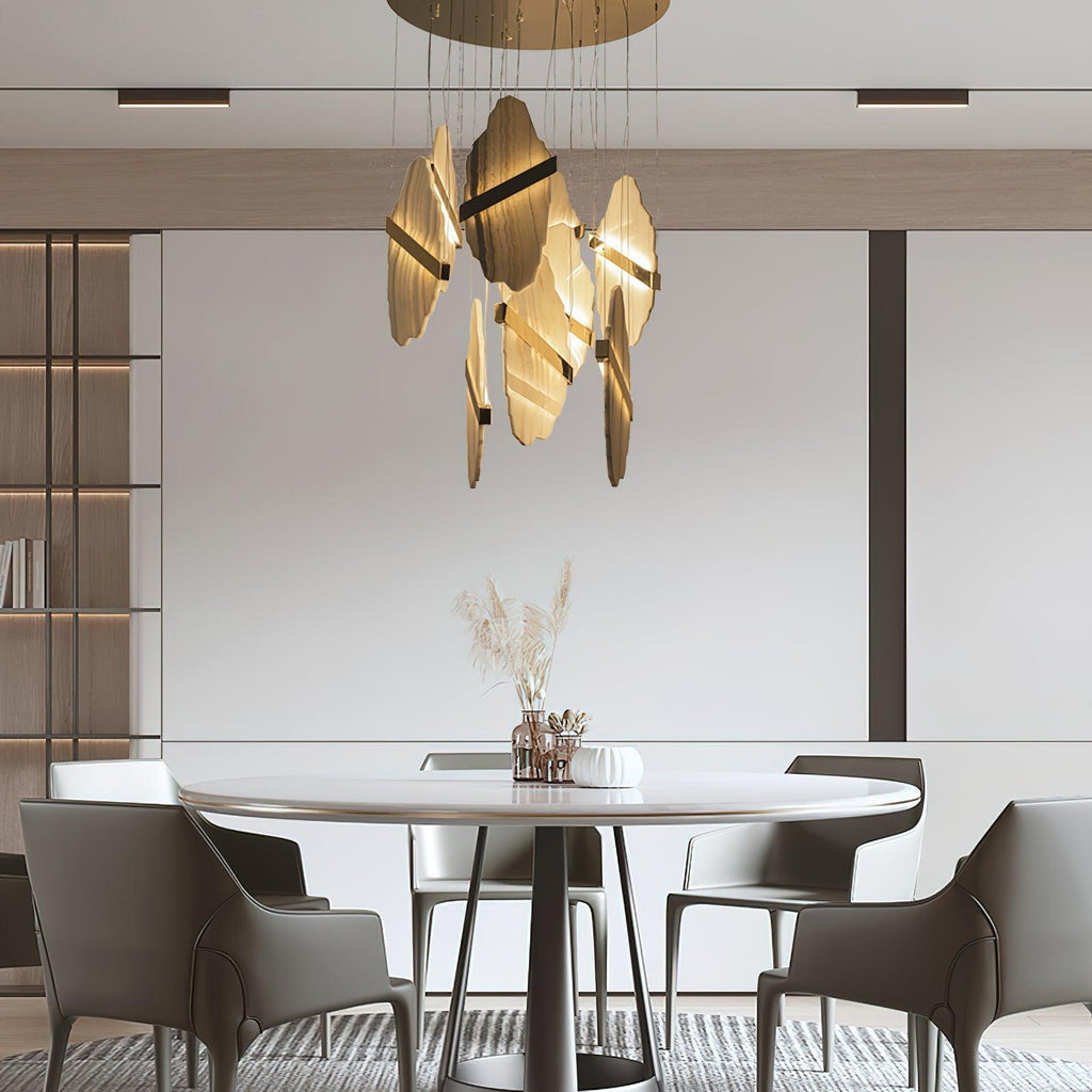Rock Alabaster Chandelier - fovolighting