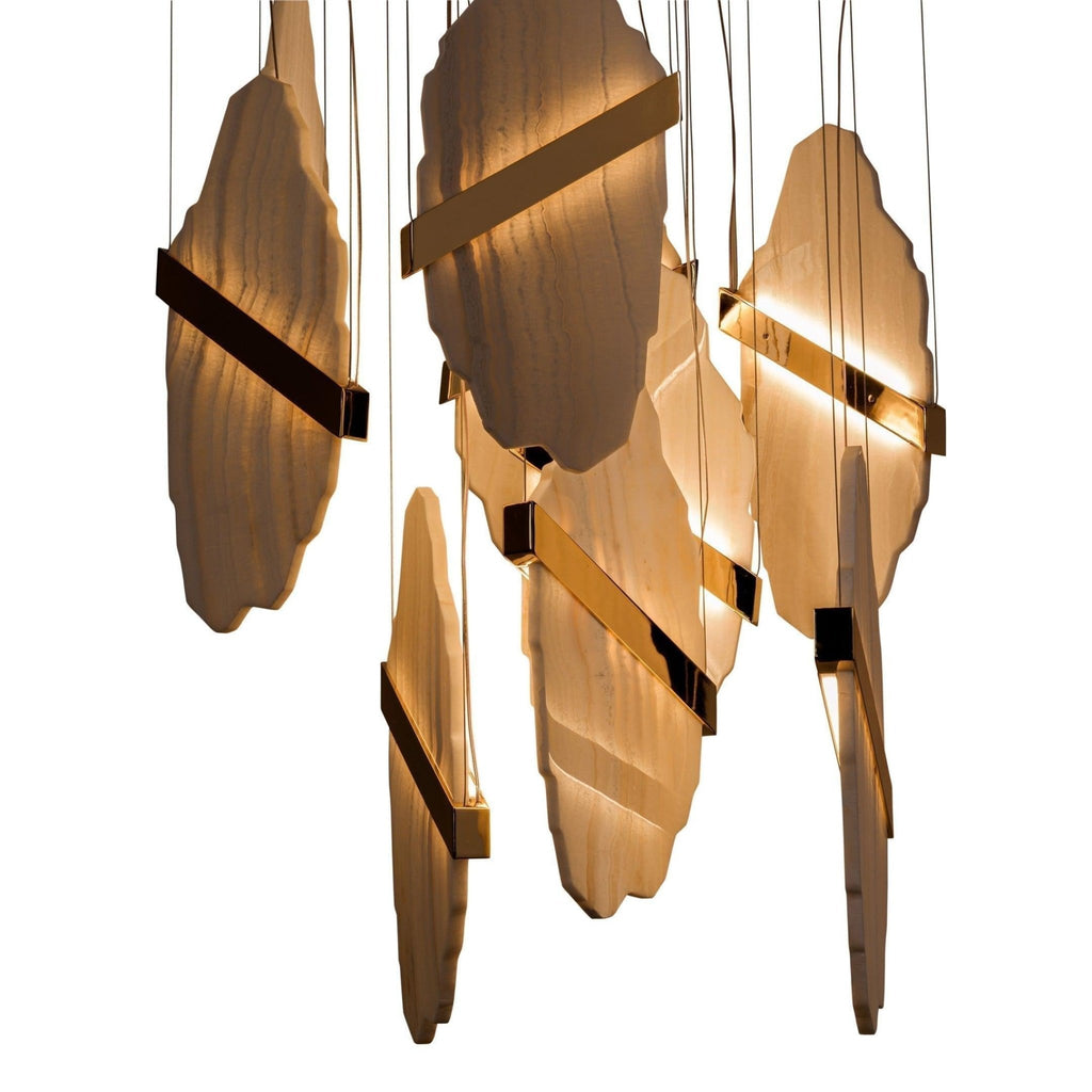 Rock Alabaster Chandelier - fovolighting