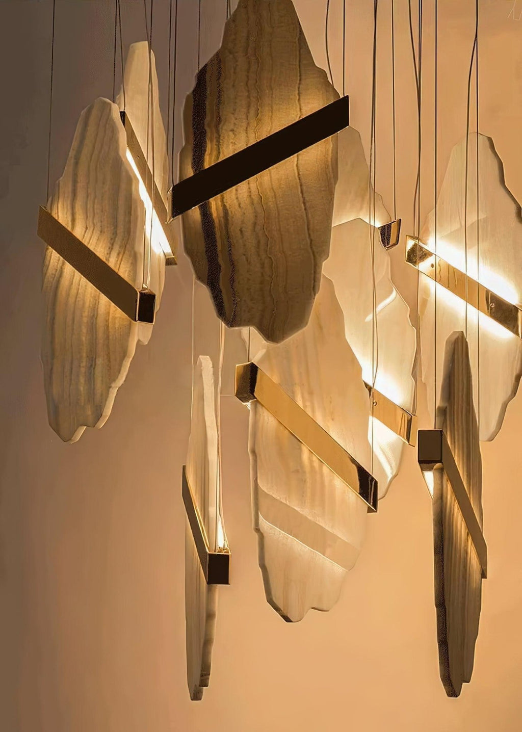 Rock Alabaster Chandelier - fovolighting