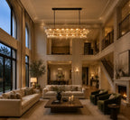 Romanion Glass Linear Chandelier