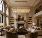 Romanion Glass Linear Chandelier