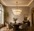 Romanion Glass Round Chandelier