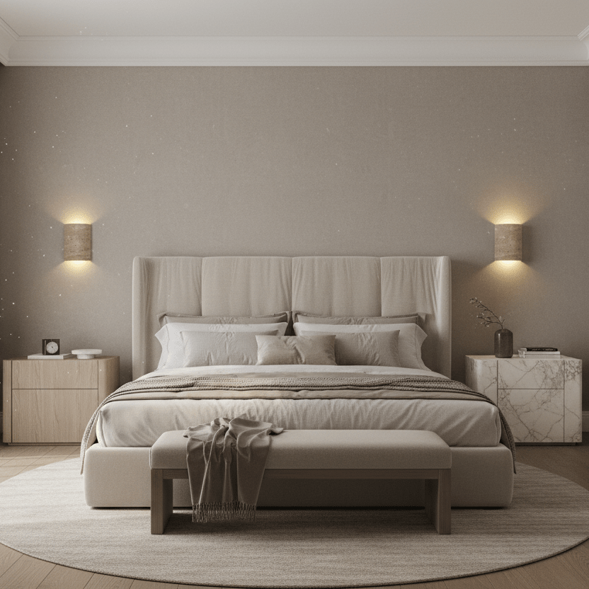 Rosalia Travertine Wall Sconce - fovolighting