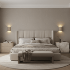 Rosalia Travertine Wall Sconce - fovolighting