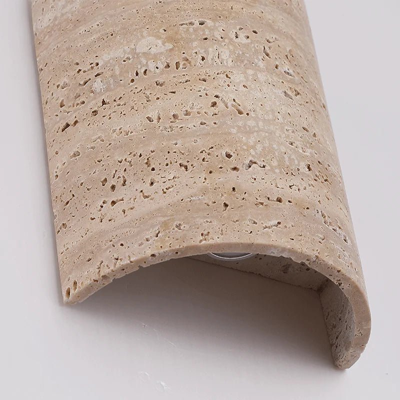 Rosalia Travertine Wall Sconce - fovolighting