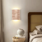Rosalia Travertine Wall Sconce - fovolighting