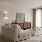Rosalia Travertine Wall Sconce - fovolighting