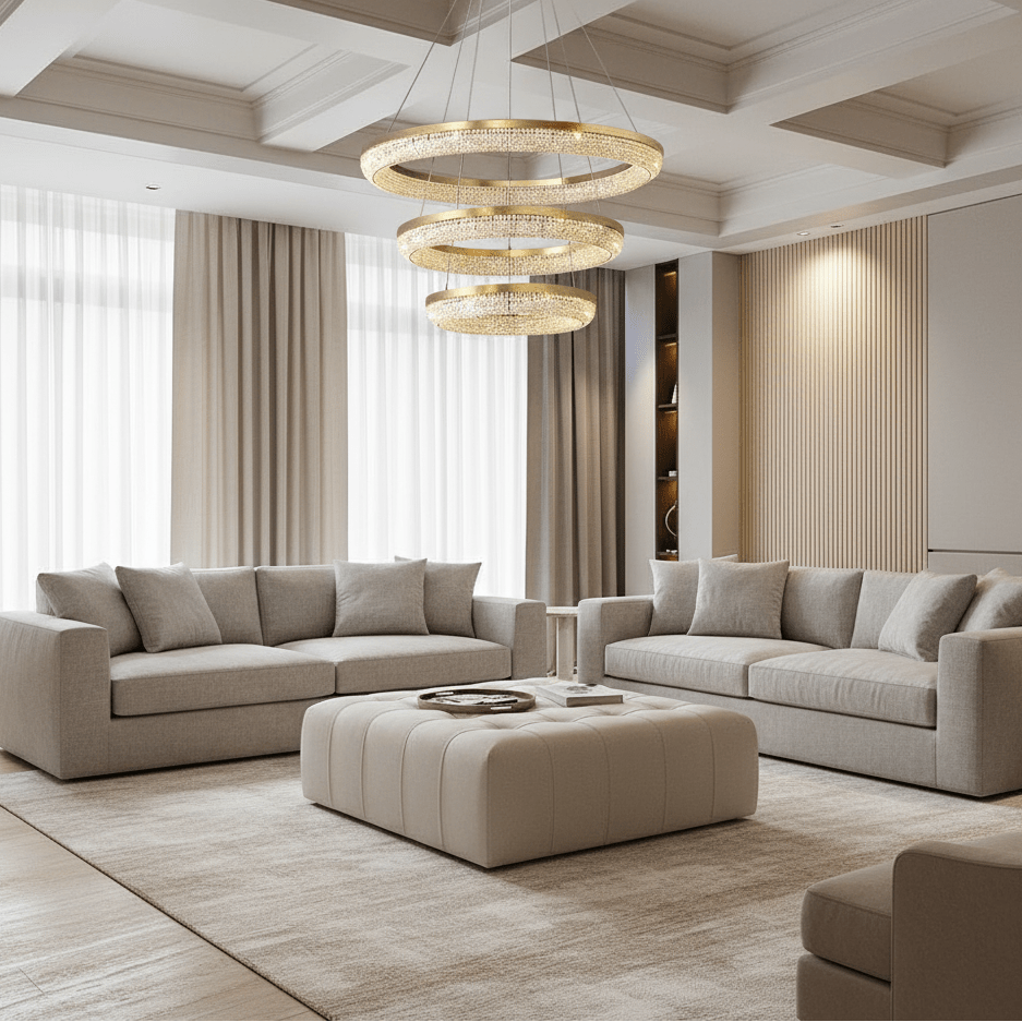 Ross Modern Crystal Chandelier - fovolighting