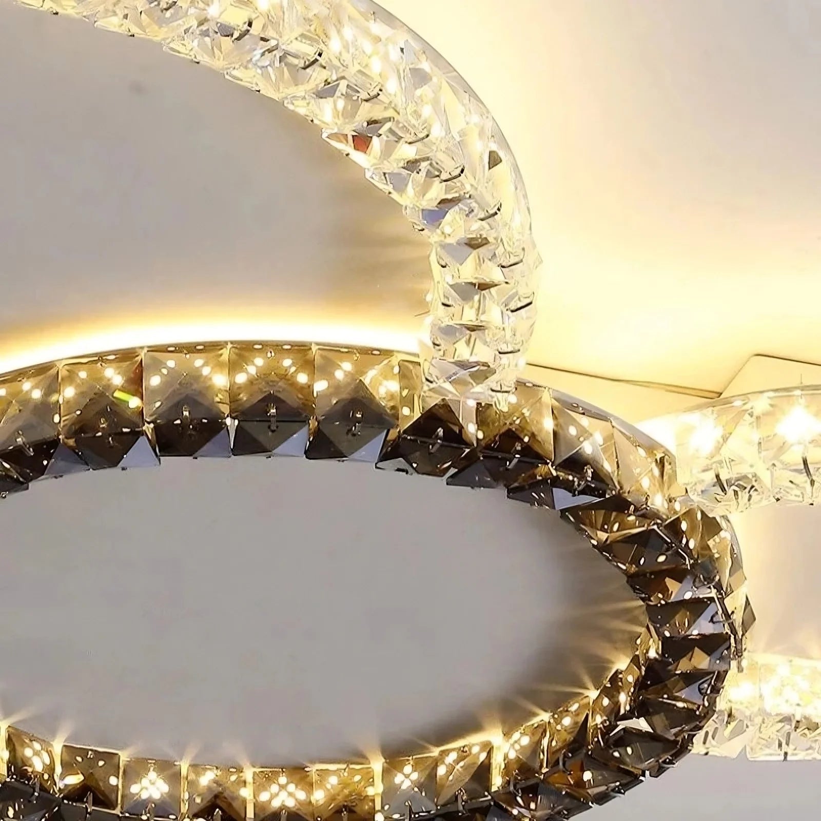 Rossini Crystal Flush Mount Chandelier - fovolighting