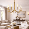 Rousseaur Round Chandelier - fovolighting
