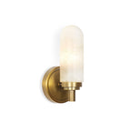 Salon Alabaster Single Sconce - fovolighting