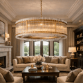 San Marca Glass Round Chandelier - fovolighting