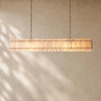 San Marcon Alabaster Linear Chandelier