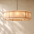 San Marcon Alabaster Round Chandelier