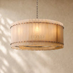 San Marcon Alabaster Round Chandelier