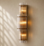 San Marcon Glass Grand Round Sconce