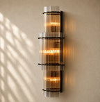 San Marcon Glass Grand Round Sconce
