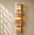San Marcon Glass Grand Round Sconce