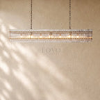 San Marcon Glass Linear Chandelier