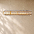 San Marcon Glass Linear Chandelier