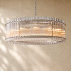 San Marcon Glass Round Chandelier