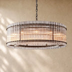 San Marcon Glass Round Chandelier