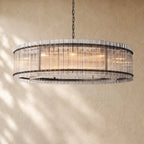 San Marcon Glass Round Chandelier