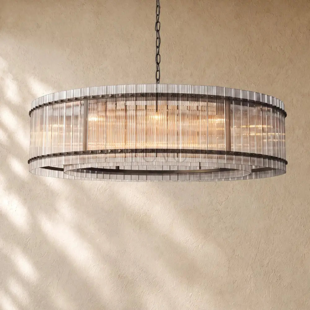 San Marcon Glass Round Chandelier