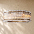 San Marcon Glass Round Chandelier