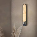 Sandford Stainless Steel & Marble Wall Sconce - fovolighting