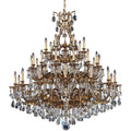 Saphie 35 Light Chandelier Heirloom Bronze 55in Diameter - fovolighting