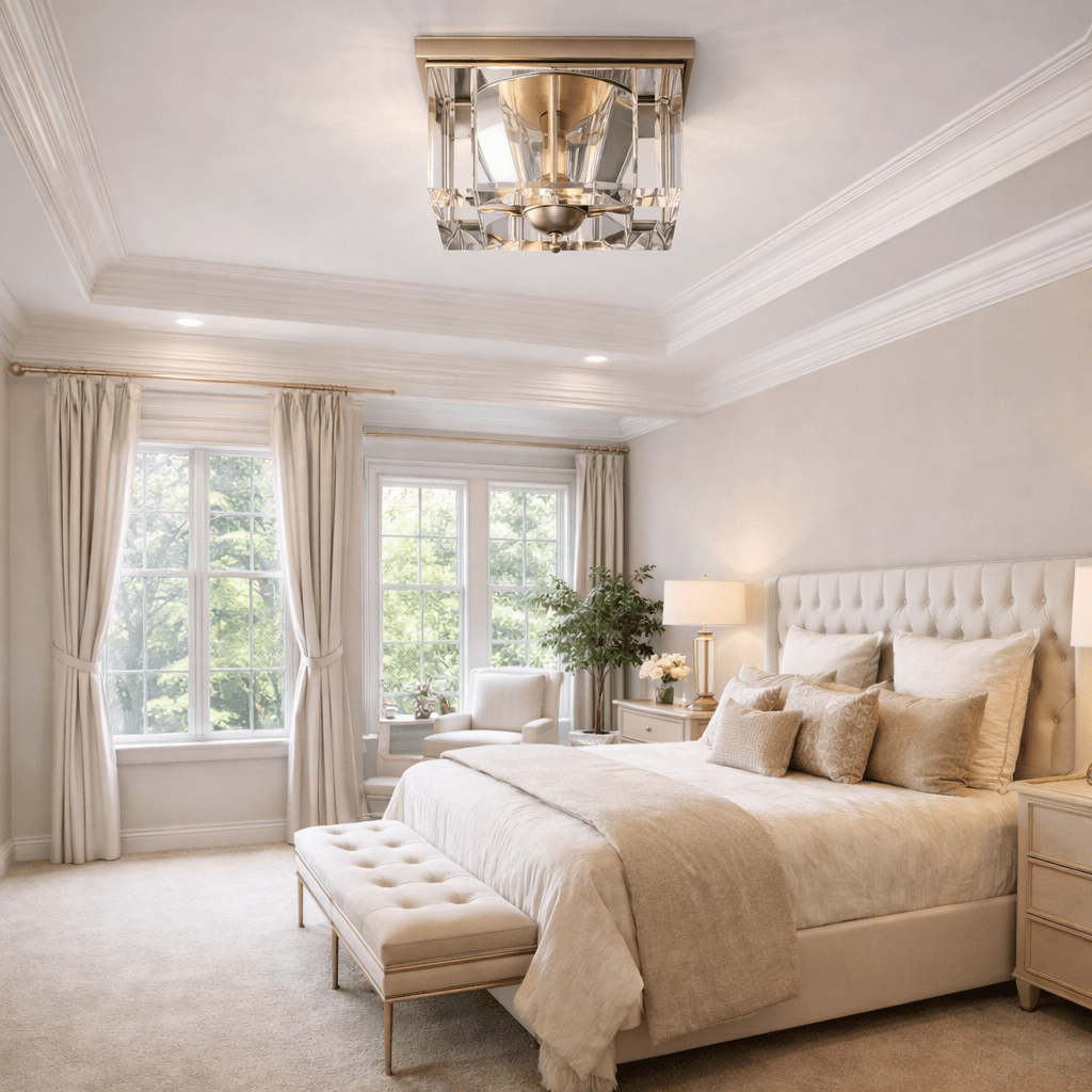 Savilo Square Flushmount - fovolighting