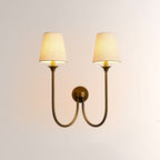Saylor 2 Light Curved Arm Wall Sconce - fovolighting