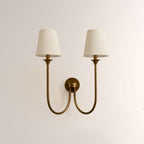 Saylor 2 Light Curved Arm Wall Sconce - fovolighting