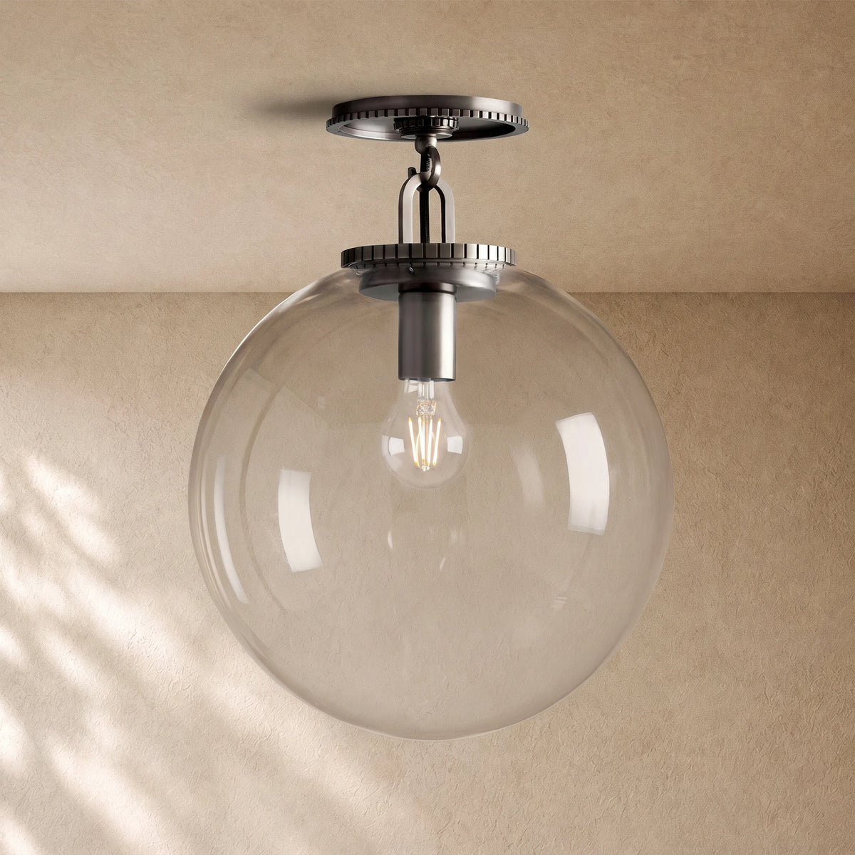 Wescoti Globe Flush Mount