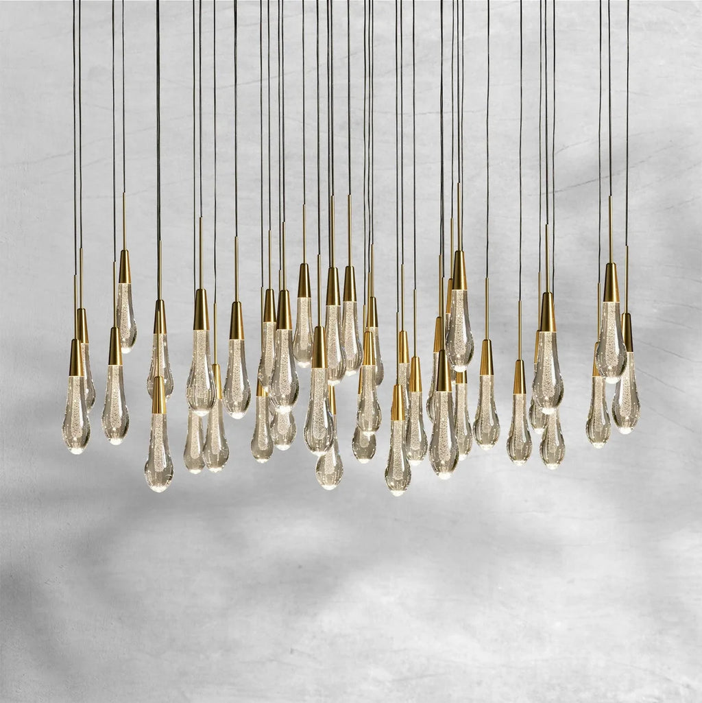 Soltaire Round Chandelier 17" 24" 36“ 58“