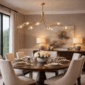 Selis Clear Glass Linear Chandelier - fovolighting