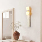 Semia Travertine Wall Sconce - fovolighting