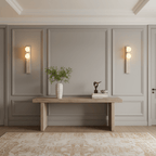 Semia Travertine Wall Sconce - fovolighting